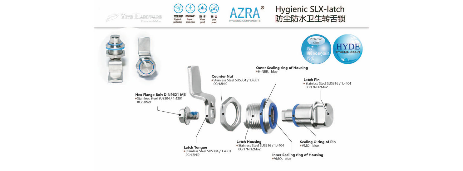 Hygienic SS304 Cam Latch