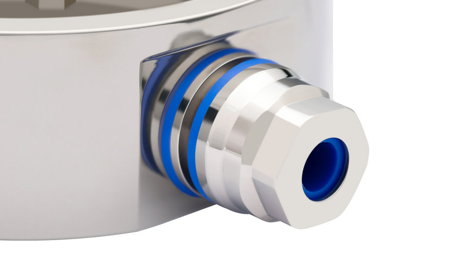 Hygienic SS316 st. steel cable gland type S